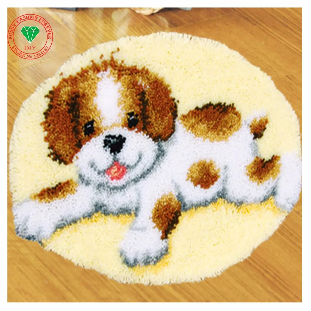 Набор для вышивки крестиком нитями крючок с защелкой ковер ковров|kit latch hook|kit kitskit