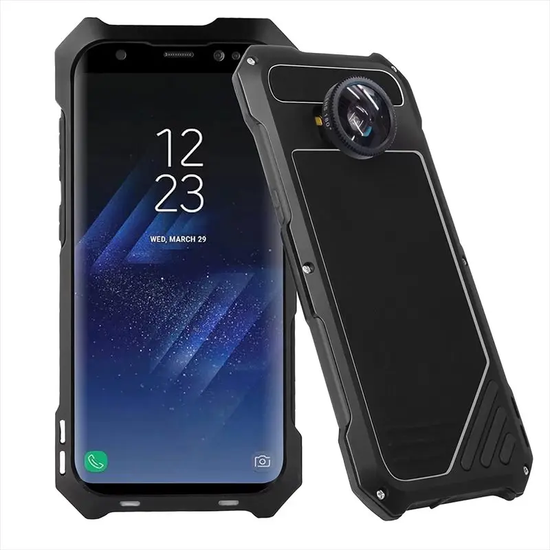 R-просто жизнь водонепроницаемый ударопрочный металлический чехол для Samsung Galaxy S8