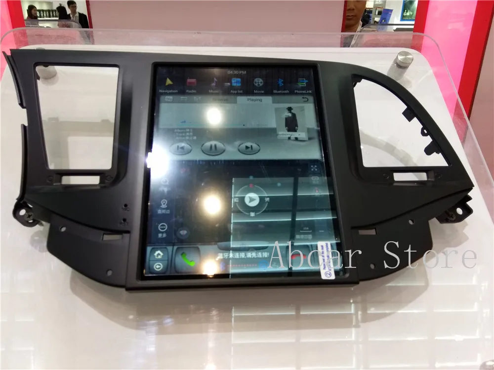 10," Тесла стиль Android 8,1 автомобильный dvd плеер gps навигации для HYUNDAI ELANTRA стерео радио головных устройств ips PX6