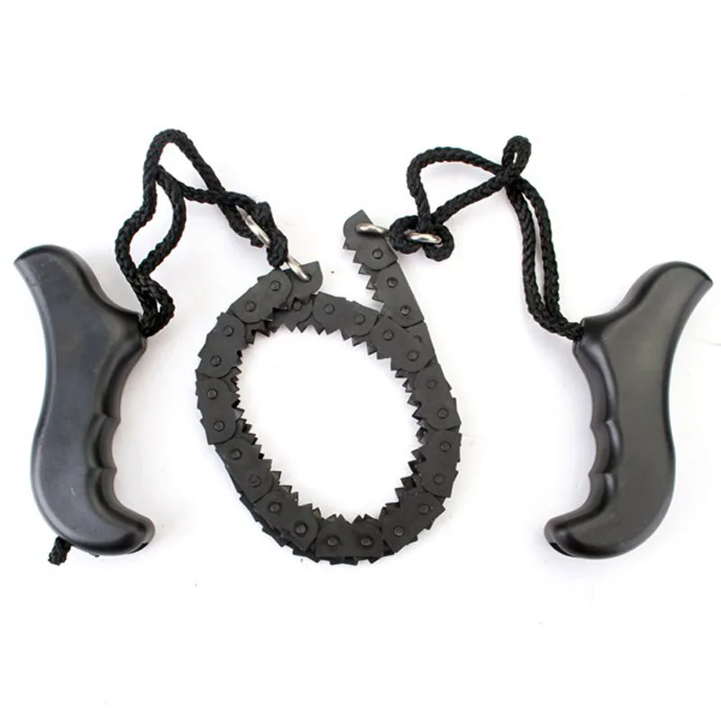 Металлическая цепная пила ручная карманная для экстренных ситуаций выживания