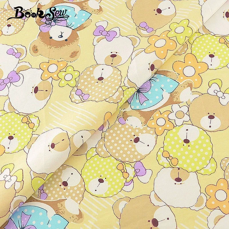 Плюшевый мишка из 100% хлопка Booksew дизайнерское стеганое покрывало для толстых