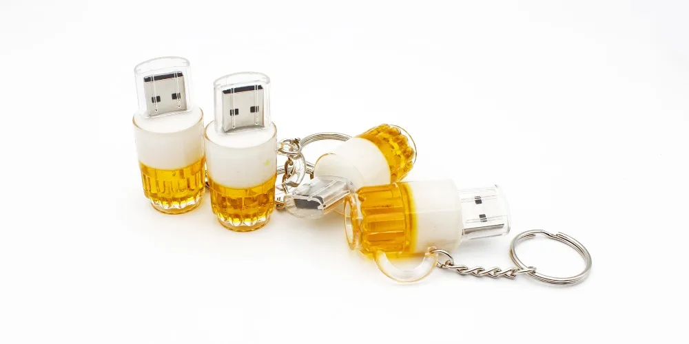 JASTER, Новое поступление, u-диск, мини-ручка, пивная чашка, usb флеш-накопитель, флешка, 4 ГБ, 8 ГБ, 16 ГБ, 32 ГБ, пивной мультфильм, реальная емкость
