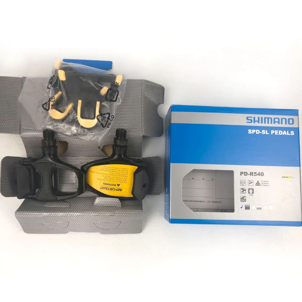 Shimano PD-R540 педаль самоблокирующийся Spd педали SPD-sl велосипедный racer R540 педаль черный серебристый для дорожного велосипеда Spd