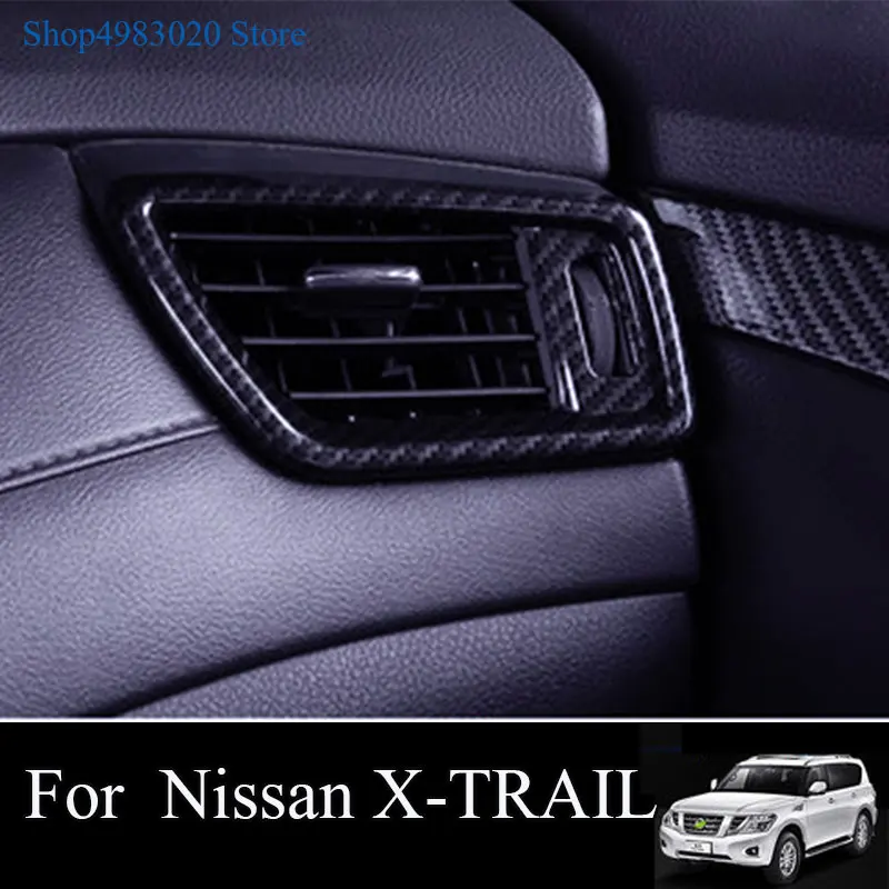 car garnish cover trim ABS chrome Left and right upside Air conditioning Outlet Vent For Nissan X-trail xtrail T32/Rogue 2017 20 |