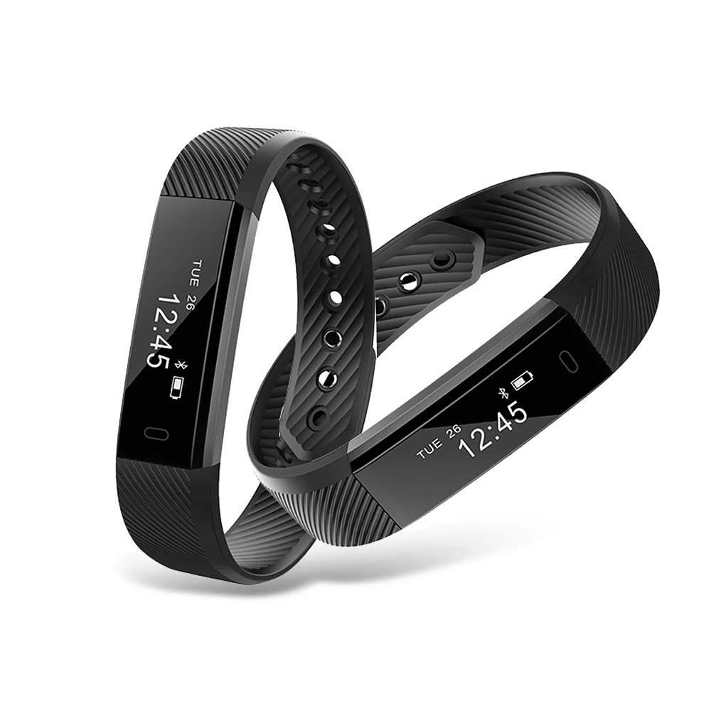 Горячая ID115 умный Браслет Bluetooth 4,0 фитнес-трекер сенсор пульса Счетчик шагов монитор сна спортивный смарт-браслет