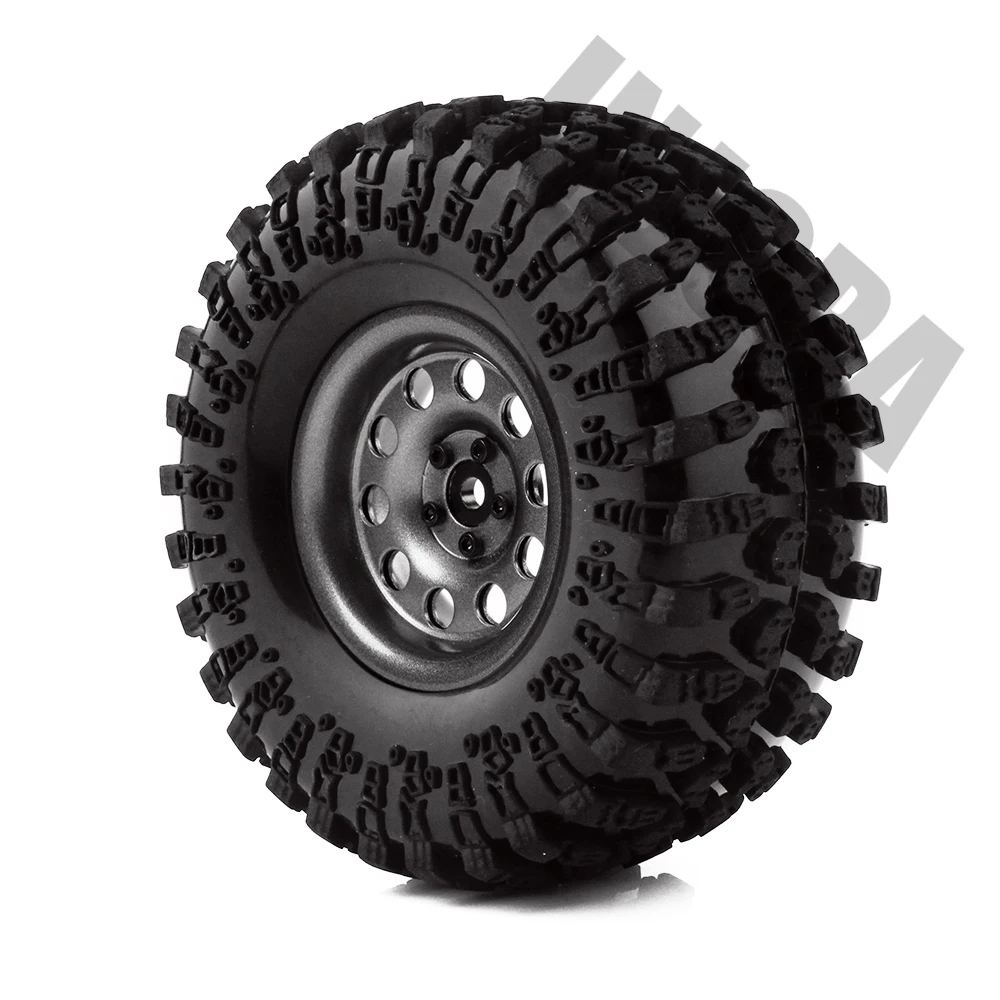 Металлические колеса и колесные шины INJORA 4 шт. 2 дюйма Beadlock для 1/10 RC Crawler Axial SCX10 RR10