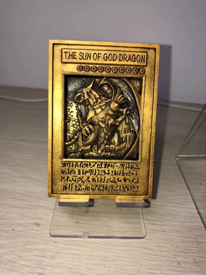 5 шт. YU GI OH Золотая карточка металлическая карточка местная Япония Золотой глаз белый дракон VOL издание коллекционная карточка мальчики девочки игрушки подарки