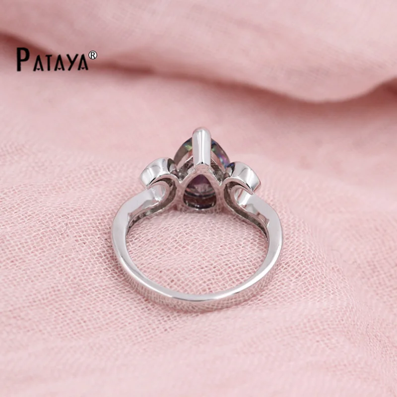 Набор украшений PATAYA в форме капли воды из кольца и серег|dubai jewelry sets|jewelry setsdrop sets |