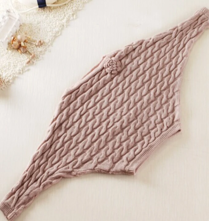 Winter long-sleeve slit neckline crotch bat shirt twisted women outerwear sweater LET-SETTING | Женская одежда