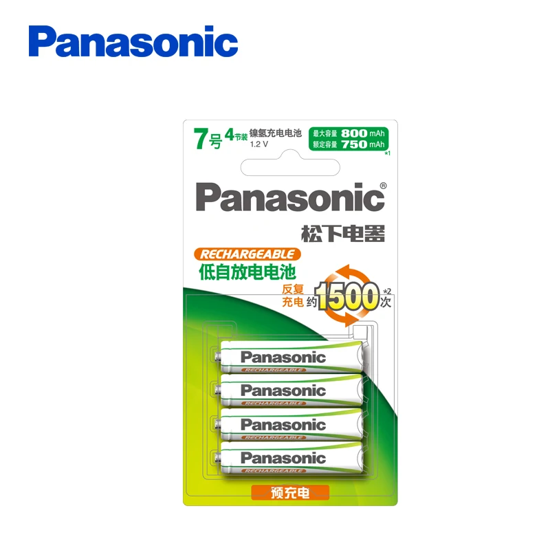 Аккумуляторная батарея Panasonic 4 шт./упак. AAA Ni MH 1 2 в предварительно заряженные