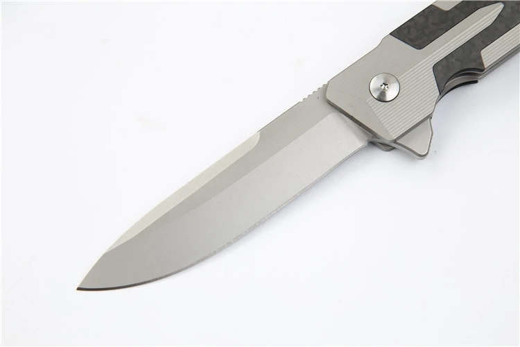 MIKER Kranos Camping knives Hunting Flipper folding knife S35VN blade tactical Titanium Handle Outdoor Survival EDC tools | Инструменты