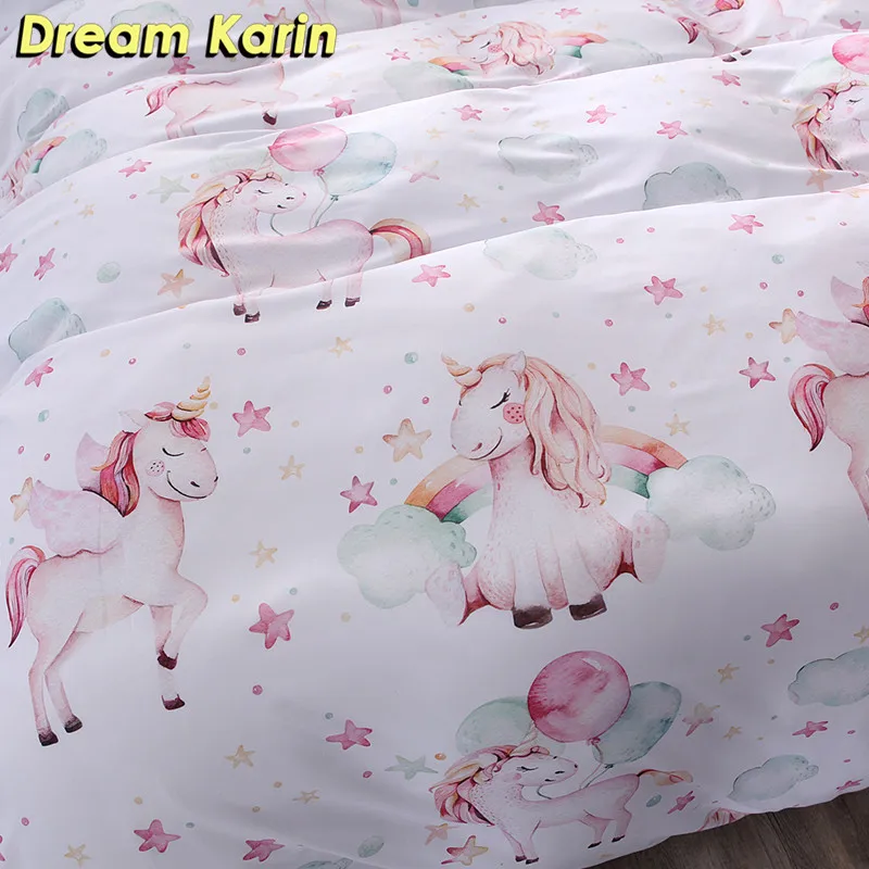 Мечта Карин высокое качество 2019 мягкий пододеяльник набор для детей 3D мультяшный