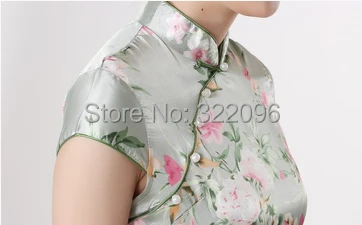 Шанхай история Новый 2017 модный ретро цветочный принт Винтаж cheongsam Китай
