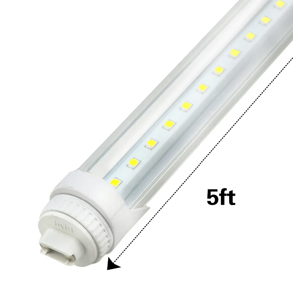 4 шт 5 футов светодиодные трубки R17D 24 Вт 5500 к белый F60T12/CW/HO торговый кулер