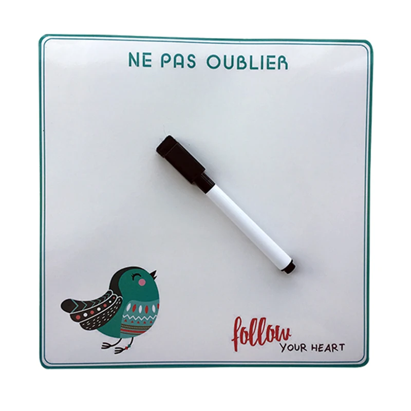 Птица серии печатных Dry Erase гибкий магнитный доска/Доска
