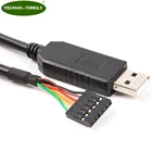 Последовательный кабель FTDI USB для 3,3 в TTL UART, 6-ходовой 0,1 