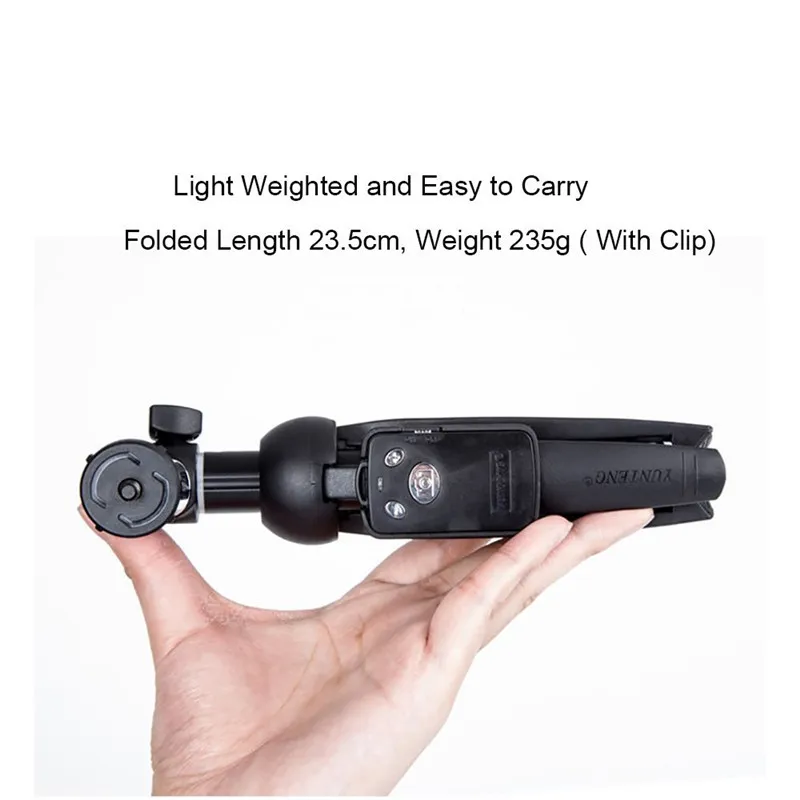 Штатив для селфи портативный Bluetooth ручной легкий штатив 3-в-1 с дистанционным