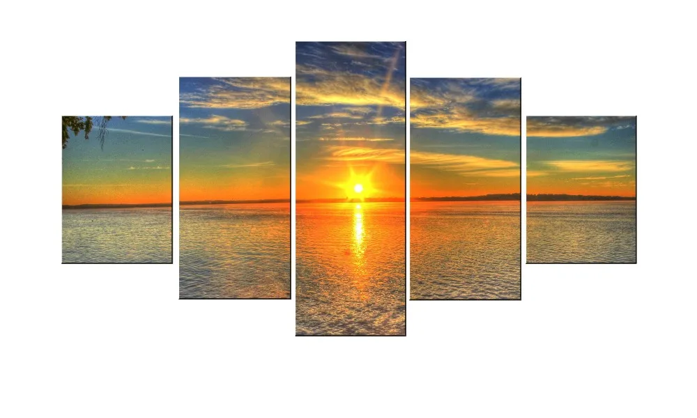 5 шт. настенные картины для гостиной с принтом | Дом и сад