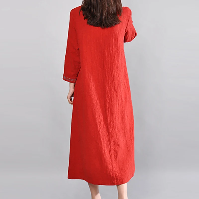 2017 плюс Размеры платье Повседневная Женская Большой S женские с винтажным