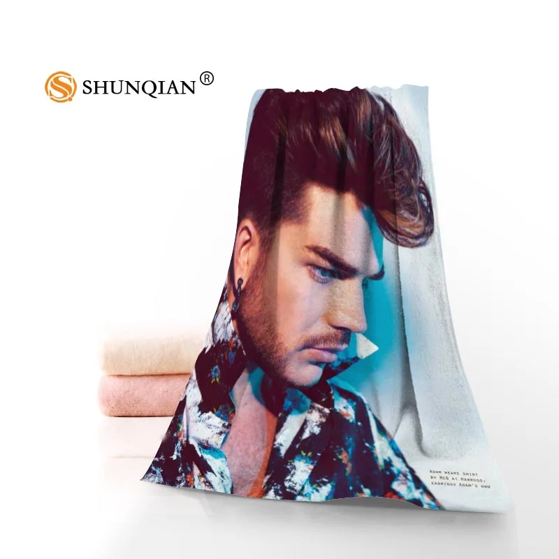 

Custom adam lambert Towel Microfiber Bath Towel Baech Towels Sport Drying Travel Towels Custom 70x140cm 35x75cm