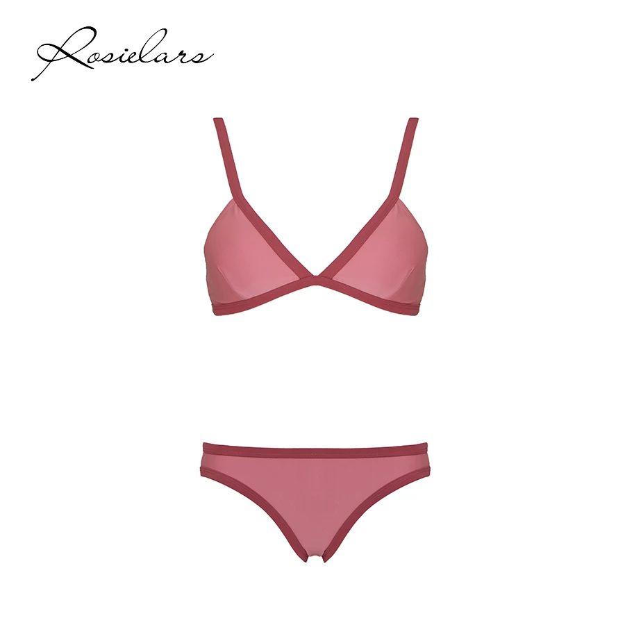 2019 летние купальные костюмы ROSIELARS модный сексуальный комплект бикини с глубоким