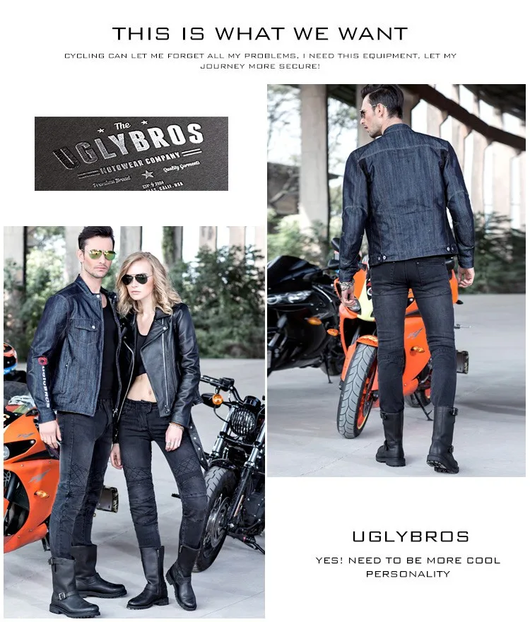 Мотокросса, Duhan Pantalones, Motocicleta Hombre, для мужчин, Uglybros Guardian Ubp09, мотоциклетные дорожные джинсы локомотив