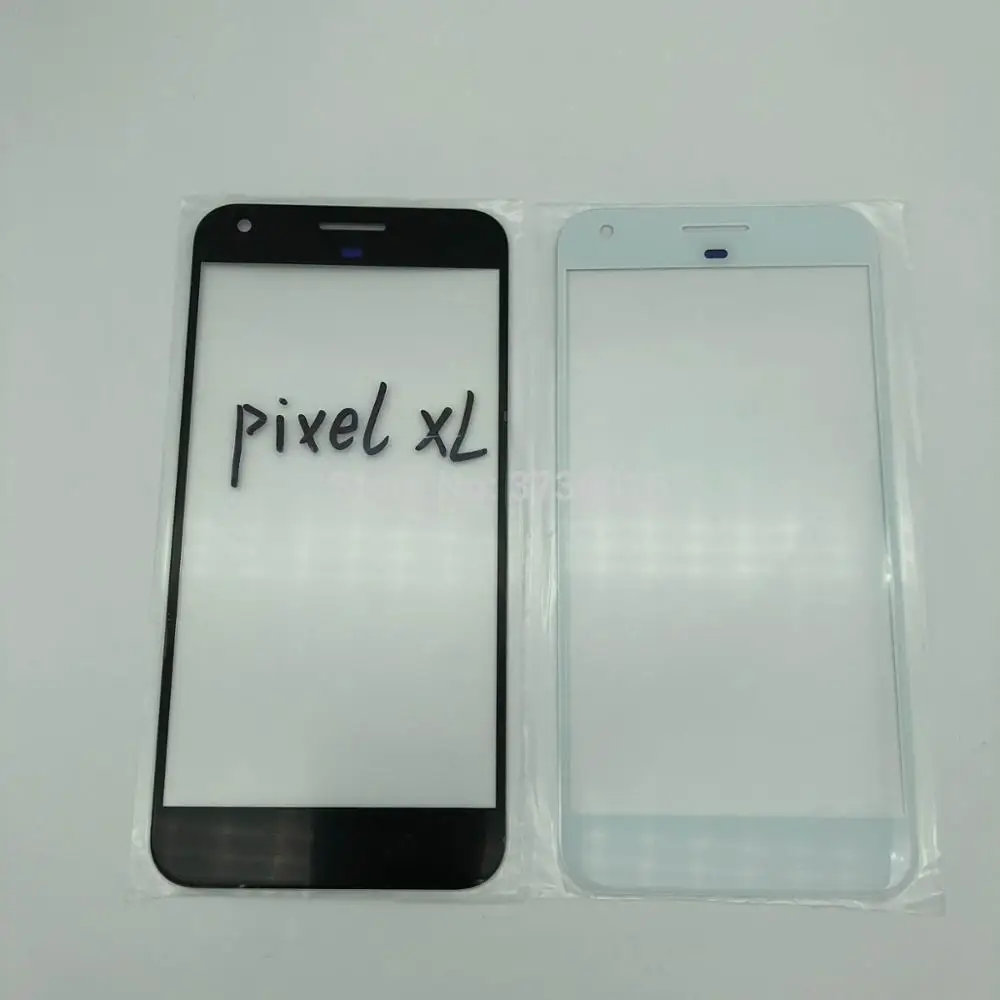5 шт. переднее стекло с OCA для HTC Pixel XL экран дисплея треснувшая стеклянная панель