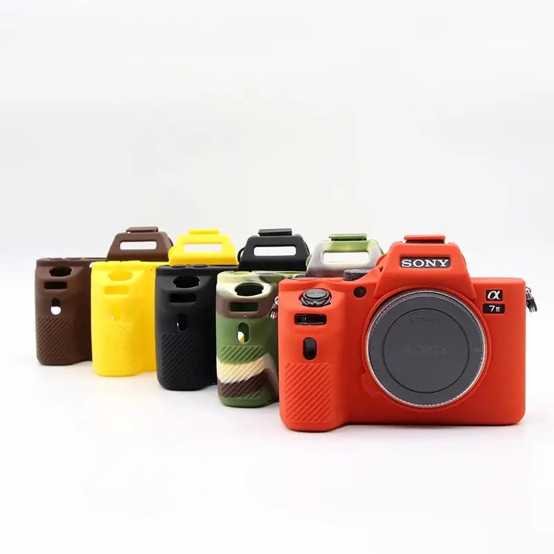 Новый силиконовый чехол для телефона Sony A7 II A7II A7R Mark 2 A7MII/A7RII/A7SII|camera protection|case bagsilicone