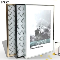 picture frame wall art classic reinforce aluminum a4 a3 poster frame for wall hanging metal photo frame certificate frame