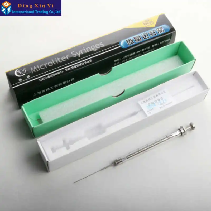 2ul LC micro syringe with square tip chromatographic injector liquidoid microsyringe | Канцтовары для офиса и дома