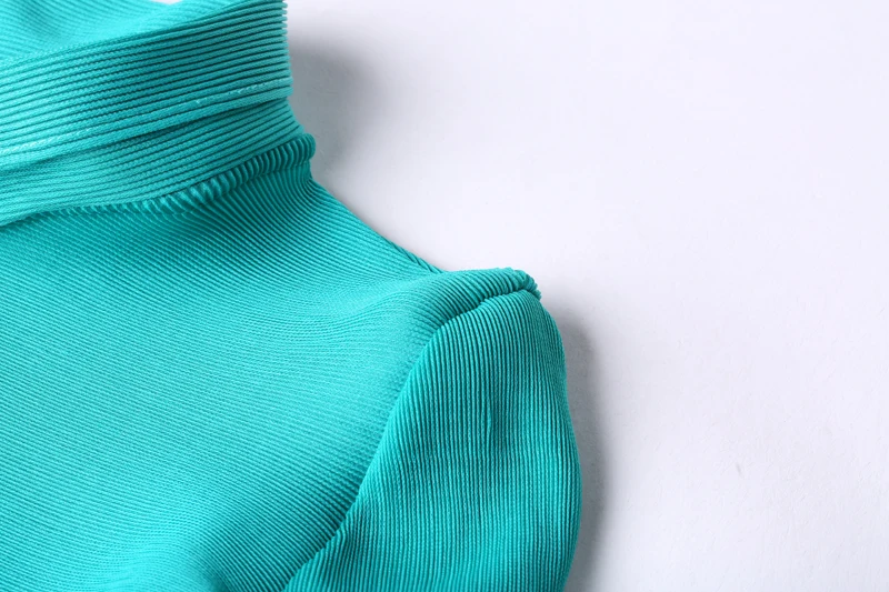Miyake Fold рукав труба гвоздь воротник из бисера Лента небольшой свежий топ размера плюс плиссированная футболка