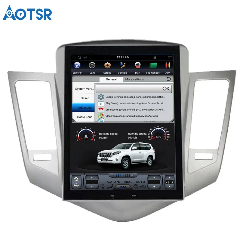 Мультимедийная магнитола Aotsr для CHEVROLET CRUZE 10 4 7 1 2009 дюйма Android 2013|Автомагнитолы| |