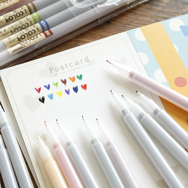 12 шт./упак. ручка с крючком на водной основе цветная Акварельная художественный