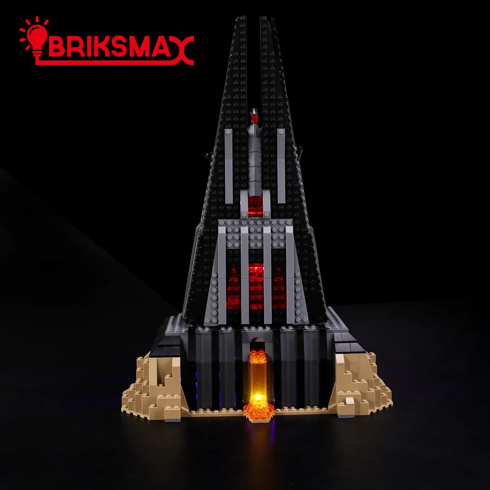 BriksMax светодиодный комплект для Дарта Вейдера замок, домик блоки совместимы с 75251(не включает модель