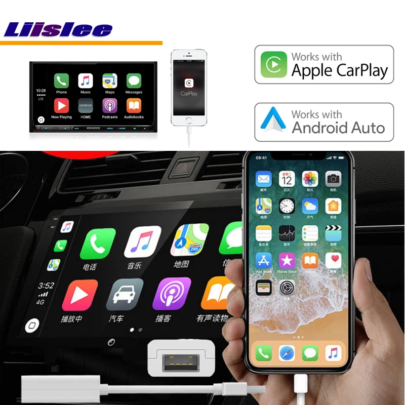 Liislee Android автомагнитолы в режиме реального времени для Apple iOS USB CarPlay iPhone Android Авто gps Navi навигационная система
