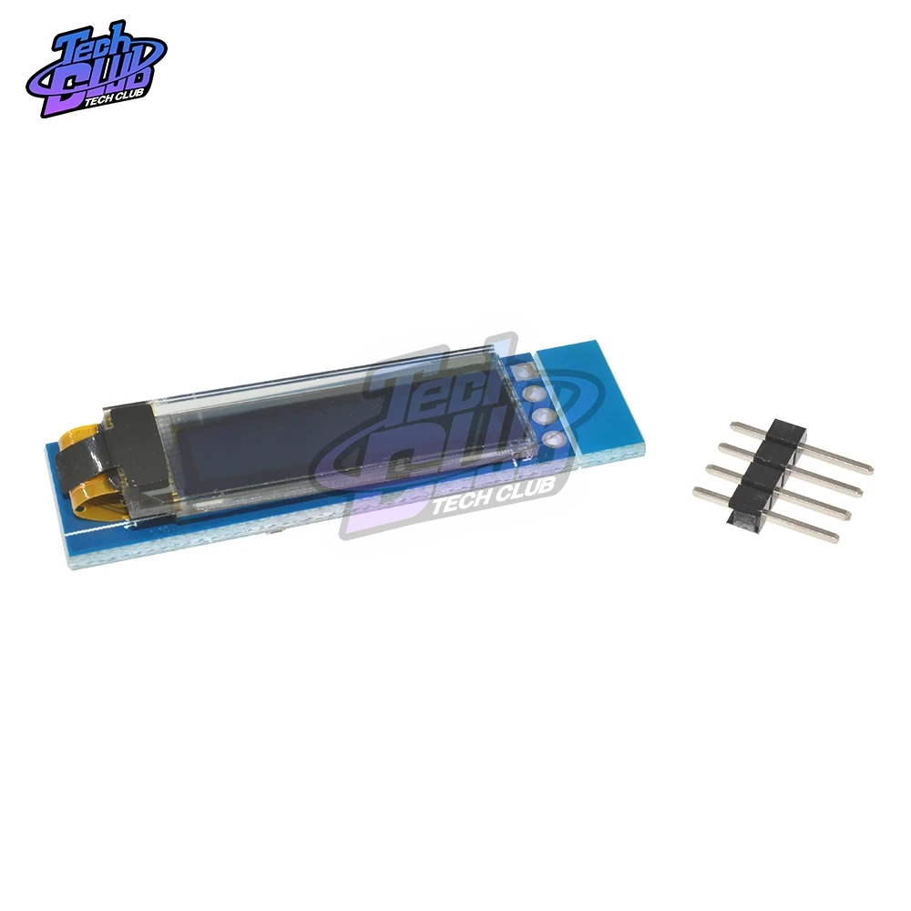 Синий/белый OLED ЖК дисплей 0 91 дюйма 128x32 IIC I2C Последовательный модуль SSD1306 Драйвер IC