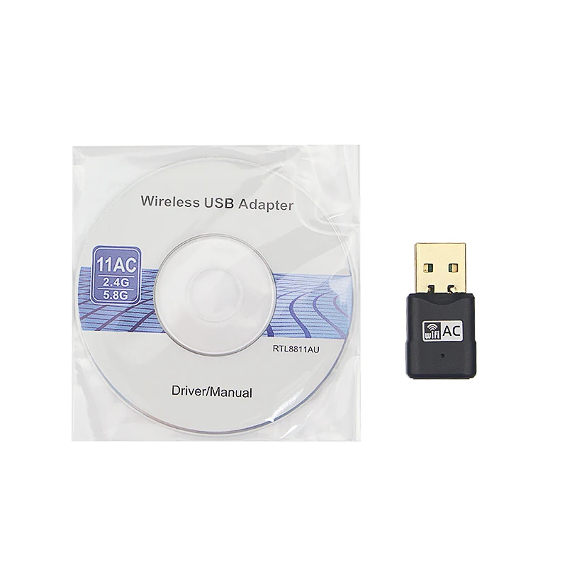 Адаптер Wi Fi 2 4 ГГц два диапазона USB 0 беспроводная сеть LAN приемник сетевая карта с