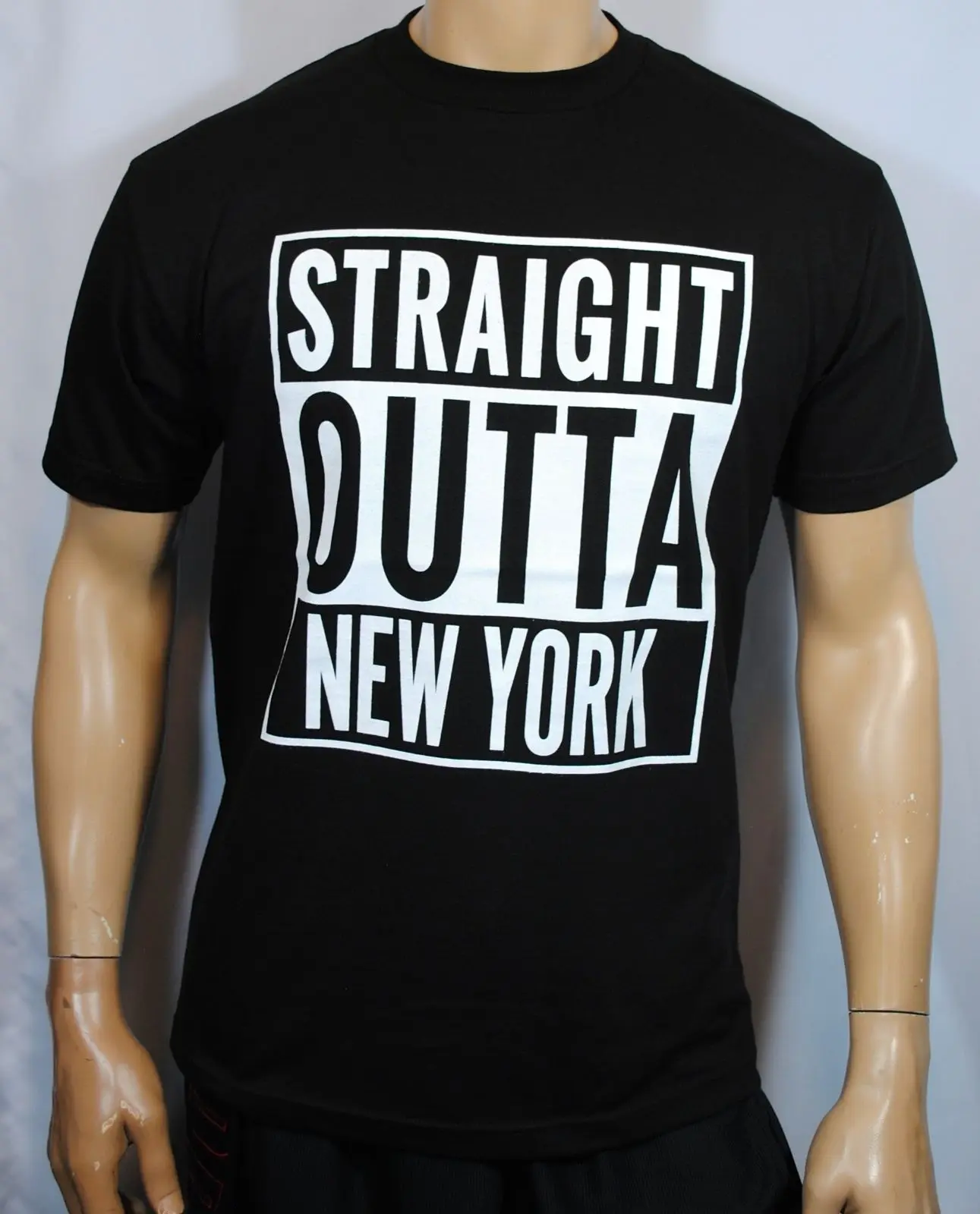 Straight Outta Compton New York edition Футболка мужская летняя Мужская модная футболка удобная