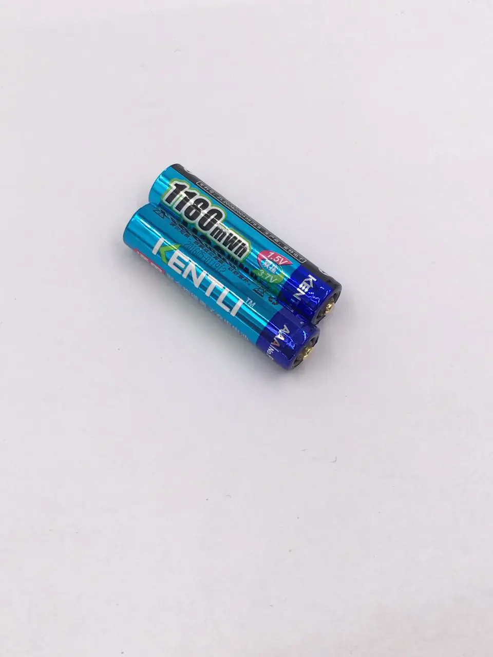 2 шт./партия низкий саморазряд KENTLI 1,5 V AAA 1180mWh Полимерные литий-ионные аккумуляторные батареи