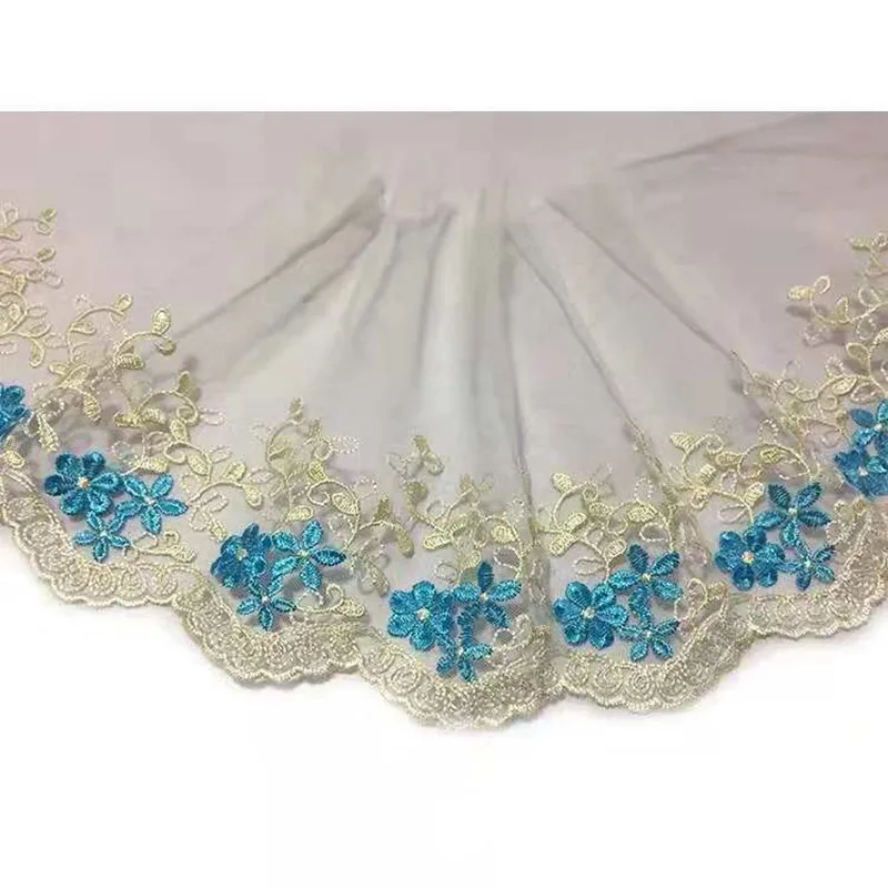 2 ярдов/партия высококачественное красивое кружево лента тесьма 18 см кружевная