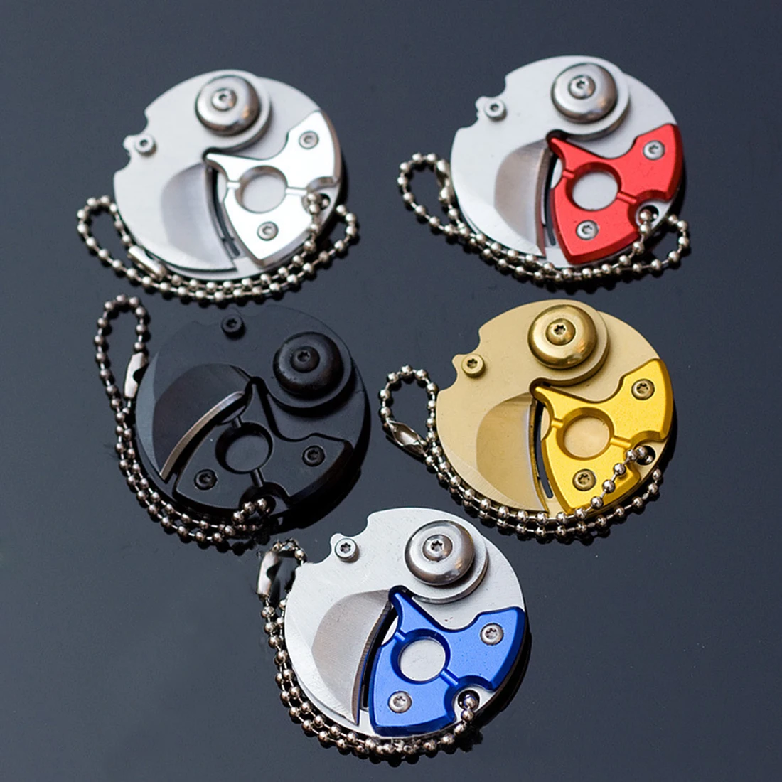 Складной мини брелок для повседневного ношения|keychain machine|keychain advertisingknife keychain |