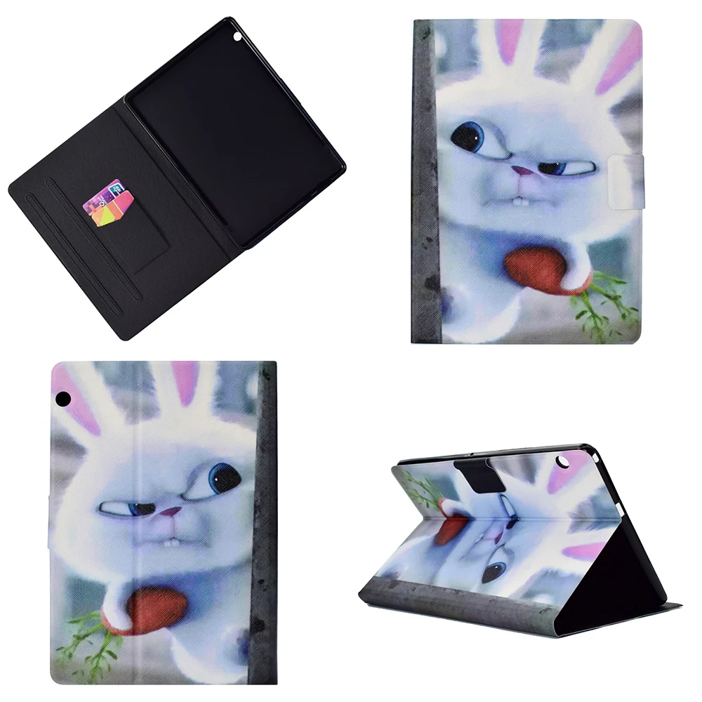 Подставка Флип из искусственной кожи чехол для huawei MediaPad t3 10 huawei T3 10 чехол для планшета умный чехол Fundas Coque панда слон