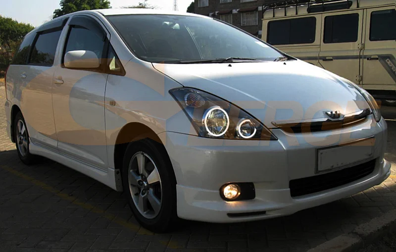 Для TOYOTA WISH 2003 2004 2005 отлично ангельские глазки Ультра яркое освещение smd led ангельские глаза гало кольца комплект