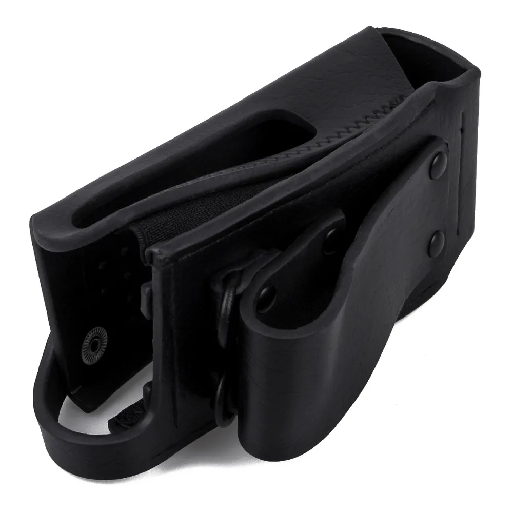 LASAM Новый GP328D жесткий кожаный чехол для Motorola двухсторонний радиоприемник XIRP8600