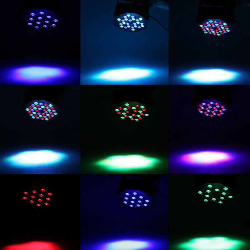 6/12/18/36/54 светодиодный s DMX512 сценический светильник ing RGB Par Светильник СВЕТОДИОДНЫЙ