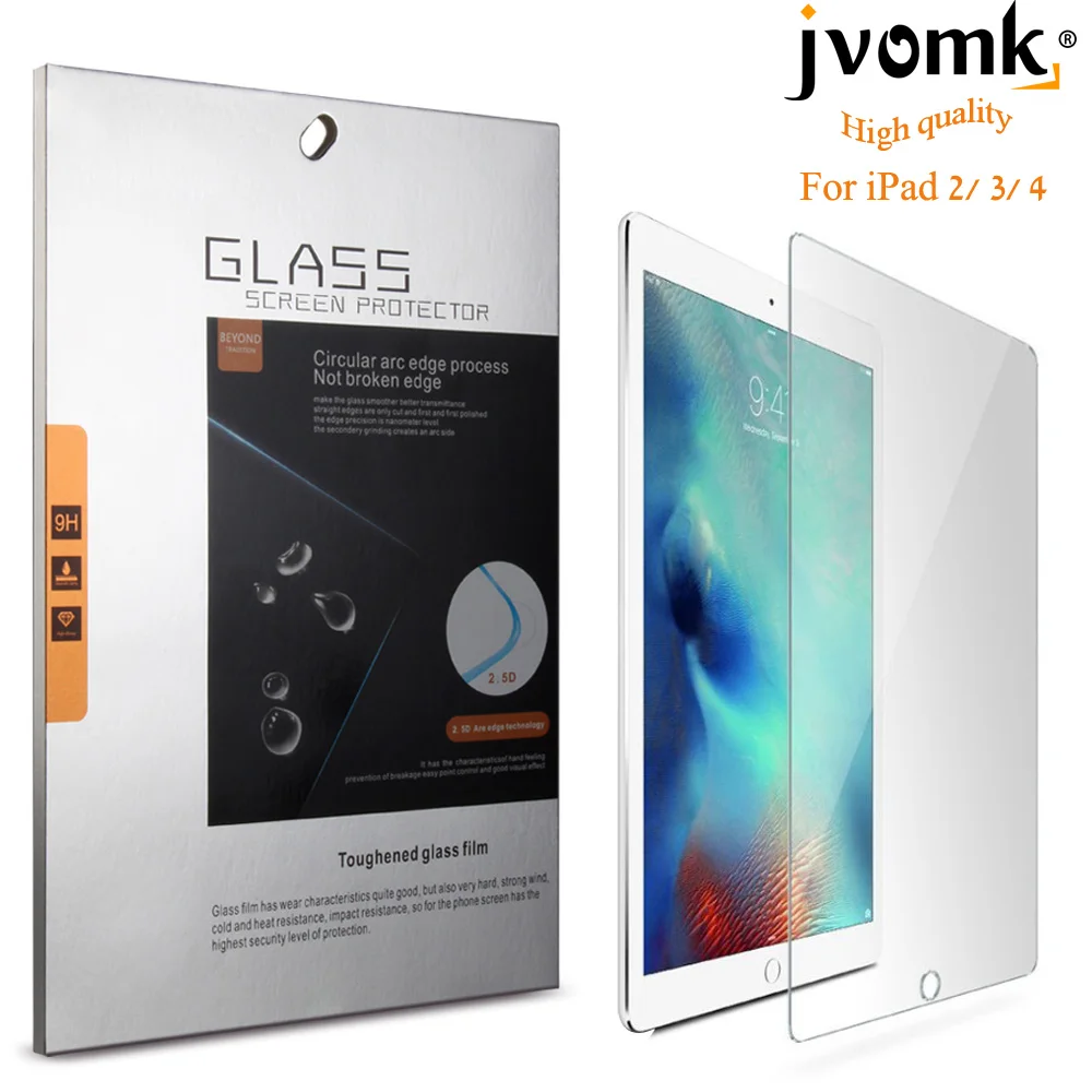 Для ipad 2 3 4 высокое качество 9H закаленное стекло толщиной 0 18 мм протектор экрана