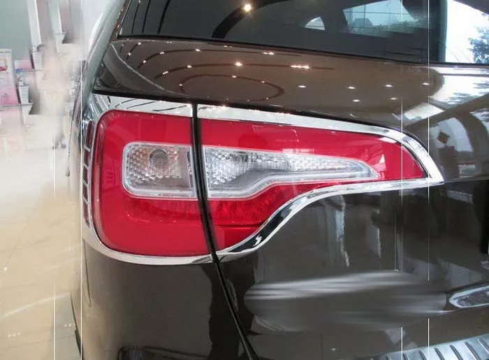 Хромированные задние фары для новой Kia Sorento 2013 2014 4 шт.|tail light covers|light trimtrim cover |