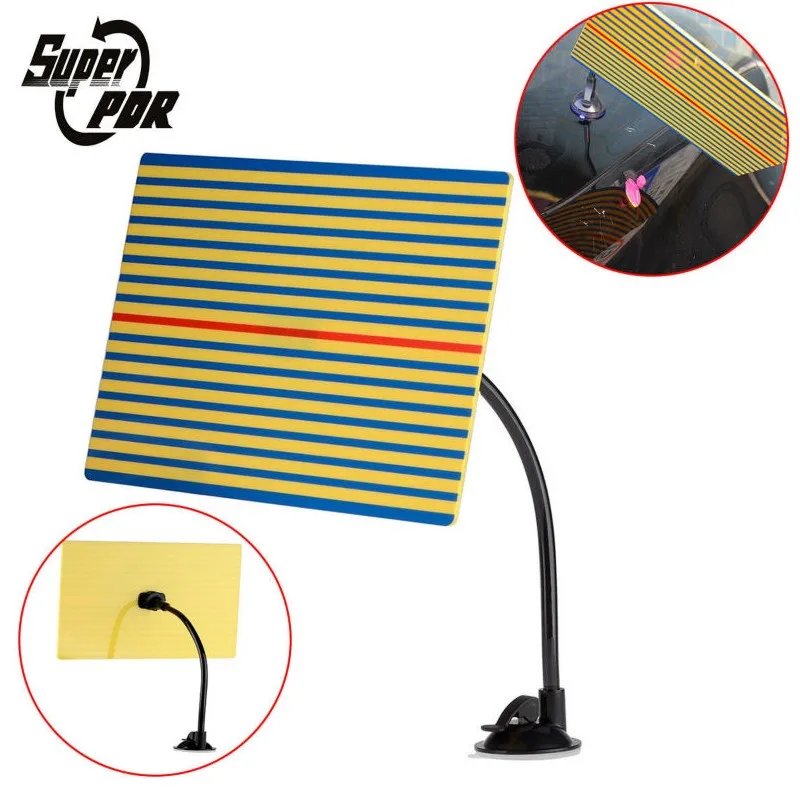 

Super PDR Paintless Dent Repair Reflector Line Board Dent Removal Tools Best PDR Lamp Reflector Board Hand Tools Set Ferramentas