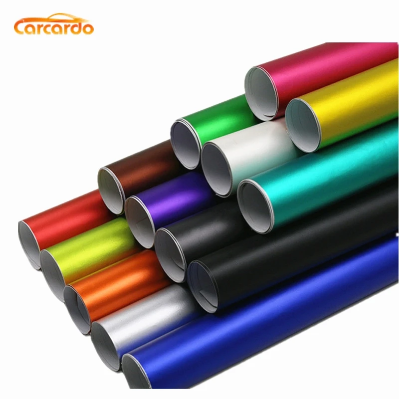 Carcardo матовый хром винил пленка для автомобиля виниловая хромированная