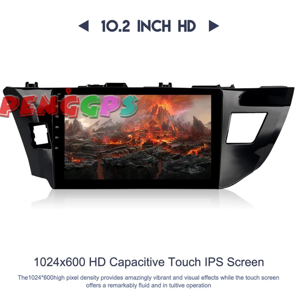 Android 8.0 7.1 Car Radio Stereo Headunit GPS Navivation for Toyota Corolla 2014 2015 2016 no DVD Player Multimedia Audio | Автомобили и